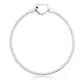 Pulseira De Prata 925 Berloques Coração Com 18Cm