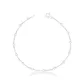 Pulseira De Prata 925 Veneziana Com Bolinhas De 2,5mm Com 18cm