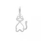 Pingente De Prata 925 Gatinho