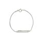 Pulseira Infantil De Prata 925 Veneziana De 1,2mm Com 15,5cm