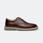 Sapato Masculino Derby Start Conhaque