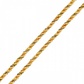 Corrente De Ouro 18k Corda Tricolor De 2,2mm Com 45cm