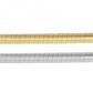 Gargantilha De Ouro 18k Omega Bicolor De 1,6mm Com 45cm