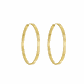 Brinco De Ouro 18k Argola Bela G