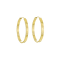Brinco De Ouro 18k Argola Bela M