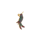 Pingente De Ouro 18k Beija-flor
