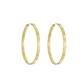 Brinco De Ouro 18k Argola Bela G 