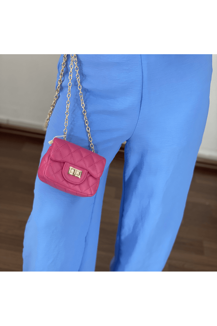 Mini Bolsa Paula BLL Pink - Oba Fashion