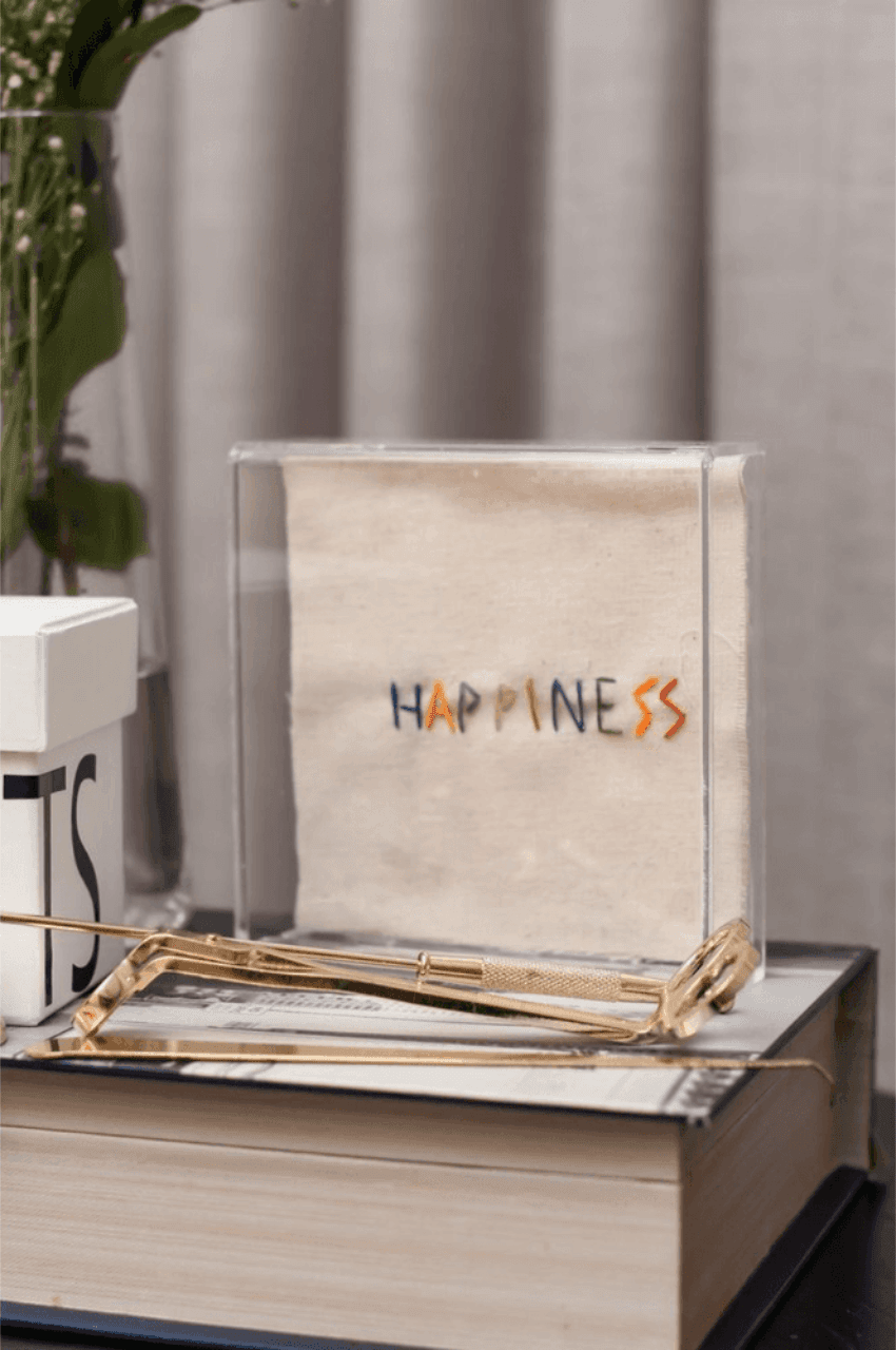 Quadro Acrílico Happiness - Mandi