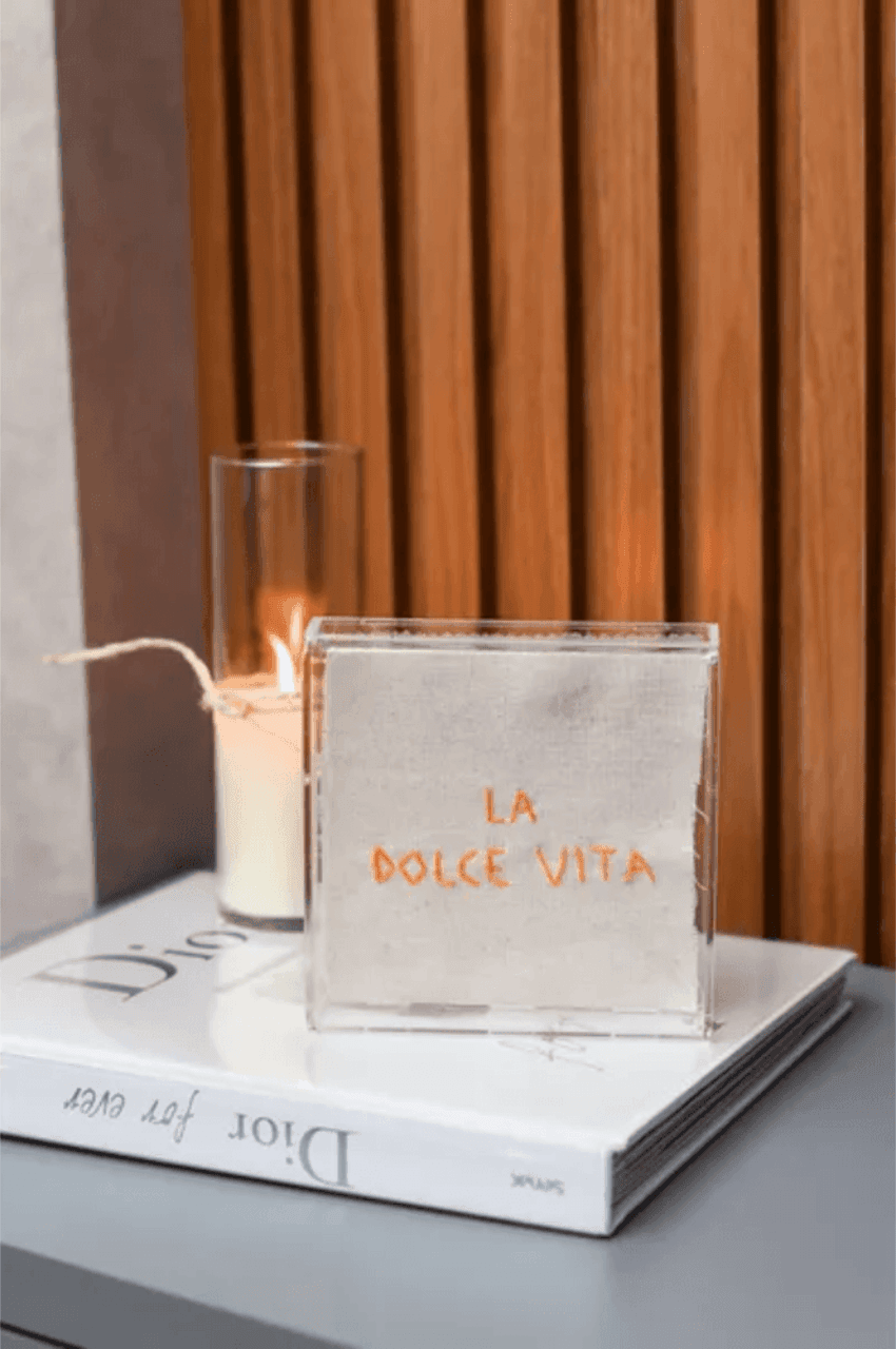 Quadro Acrílico La Dolce Vita - Mandi