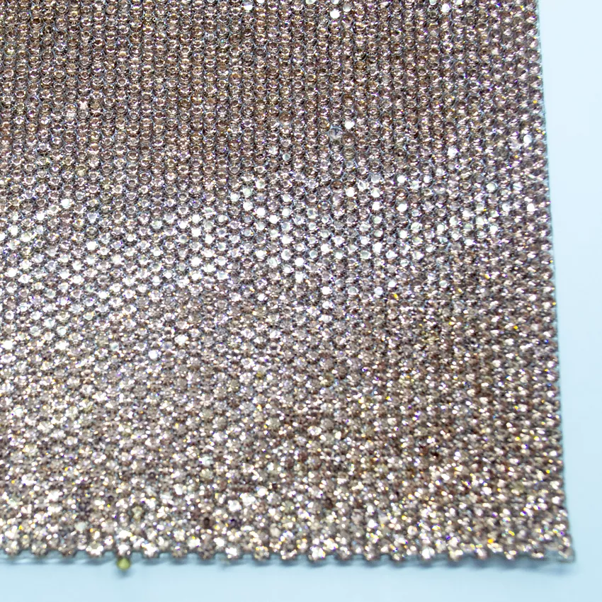 Mini Manta de Strass Premium 24x40cm - Light Peach | BM Strass