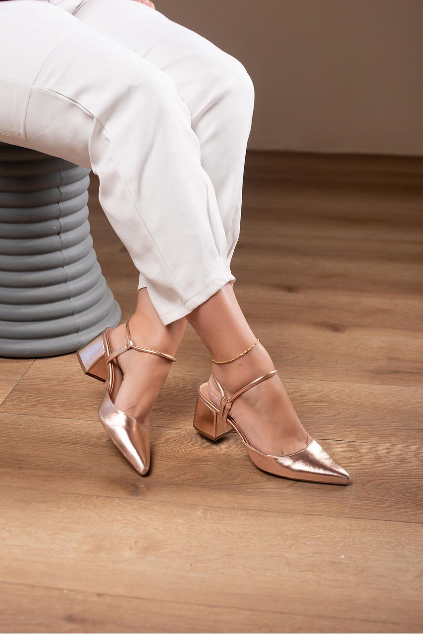Scarpin Regulagem 6 cm_1801- Rose Gold - CATALOGO DE MODELOS