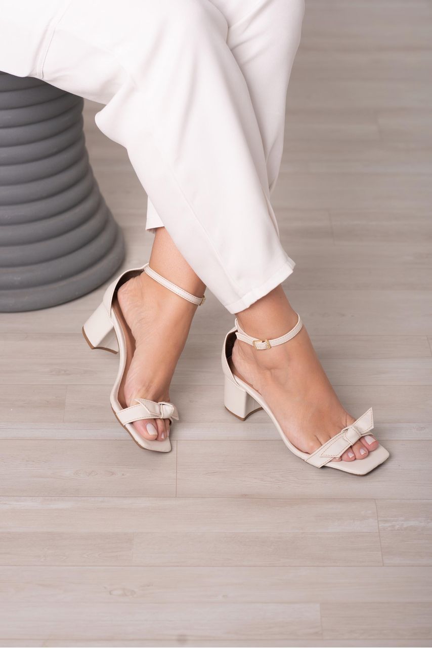 Sandália Salto Bloco Lacinho 5 cm_3015- Off - CATALOGO DE MODELOS