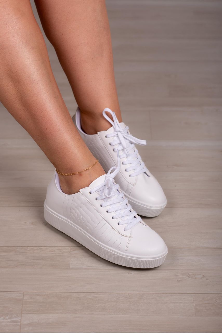Tênis Básico Costura_3116- Branco - CATALOGO DE MODELOS