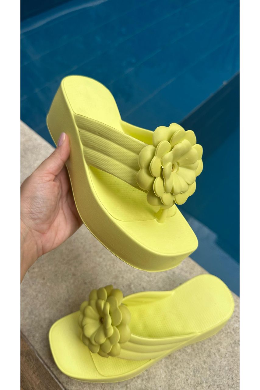 Anabela Tamanco Flor 8 cm Super Leve e Macio_3179-... - CATALOGO DE MODELOS