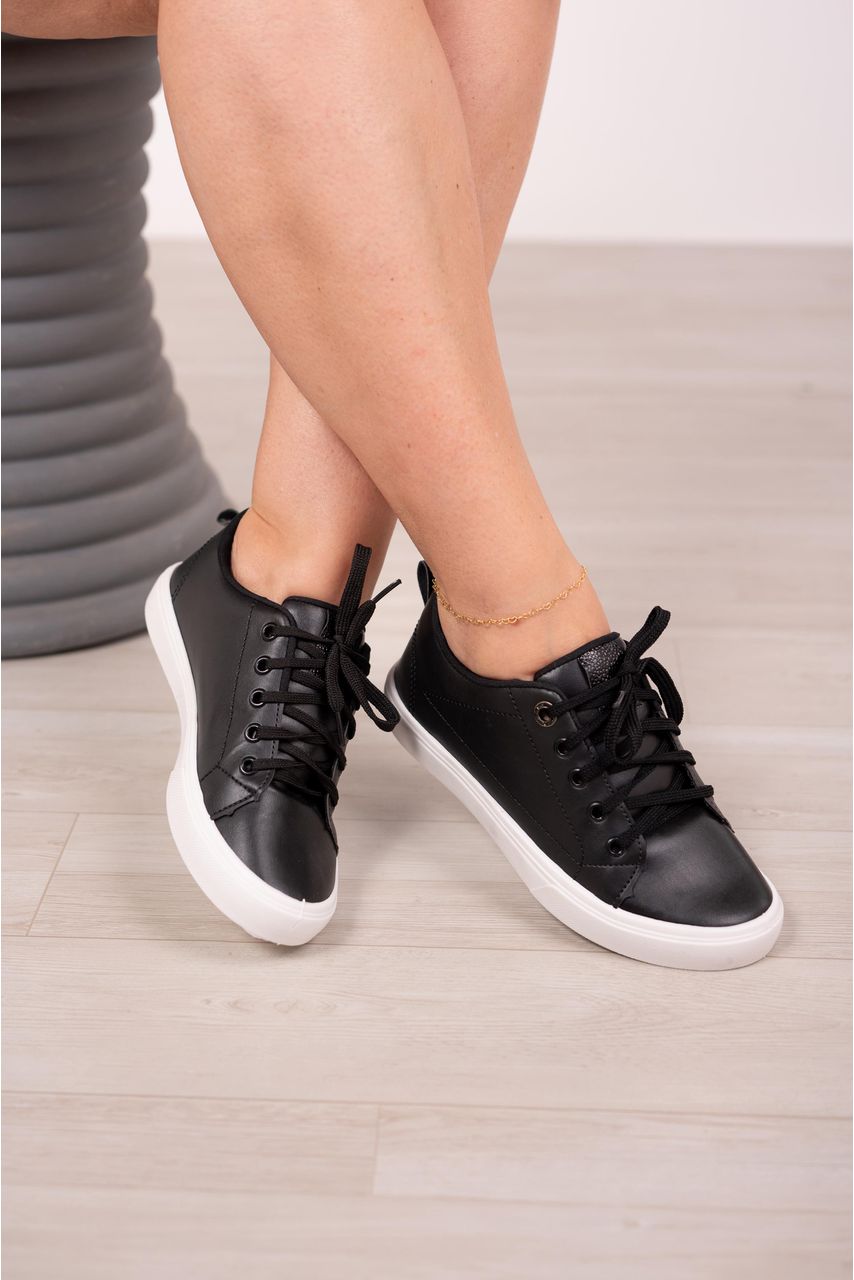 Tênis Básico FCC165_3275- Preto - CATALOGO DE MODELOS