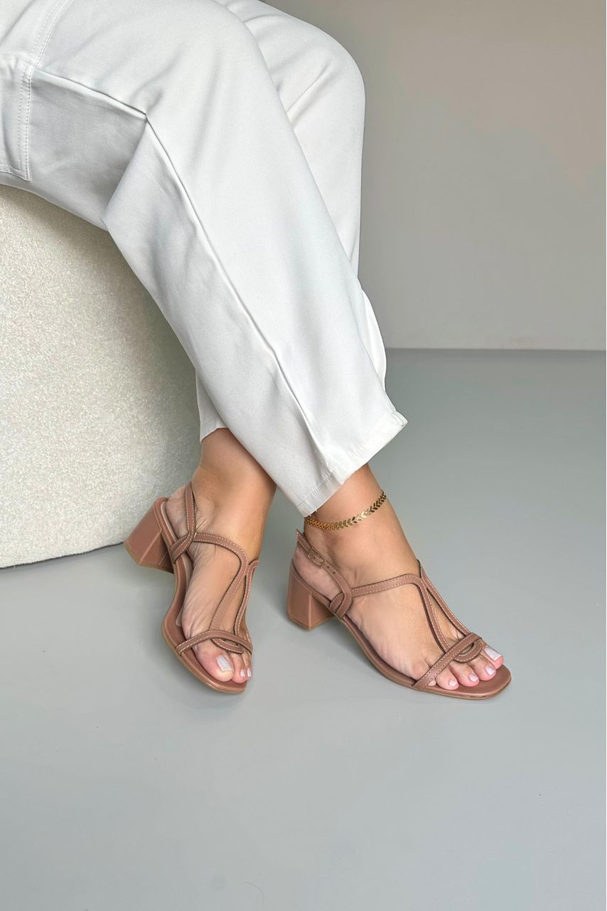 Sandália Gota Peito do pé 6 cm_3328- Nude - CATALOGO DE MODELOS