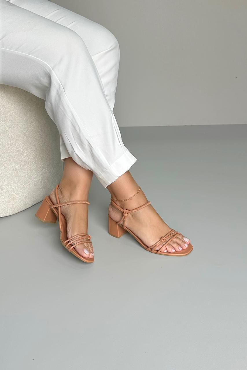 Sandália Minimalista Calce Fácil 5 cm_3352- Carame... - CATALOGO DE MODELOS