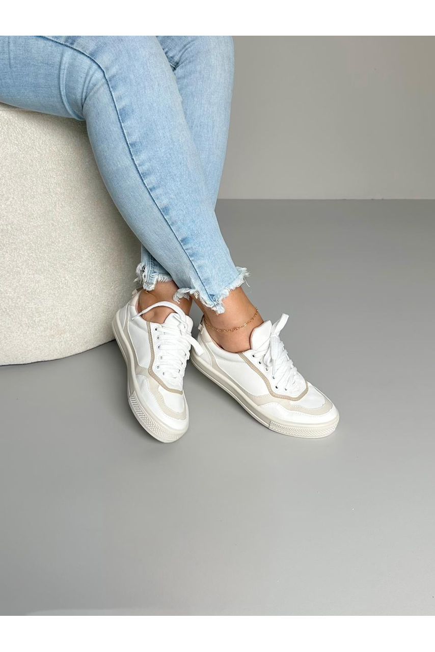 Tênis Mega Confortável Viés Color_3360- Branco/Off... - CATALOGO DE MODELOS