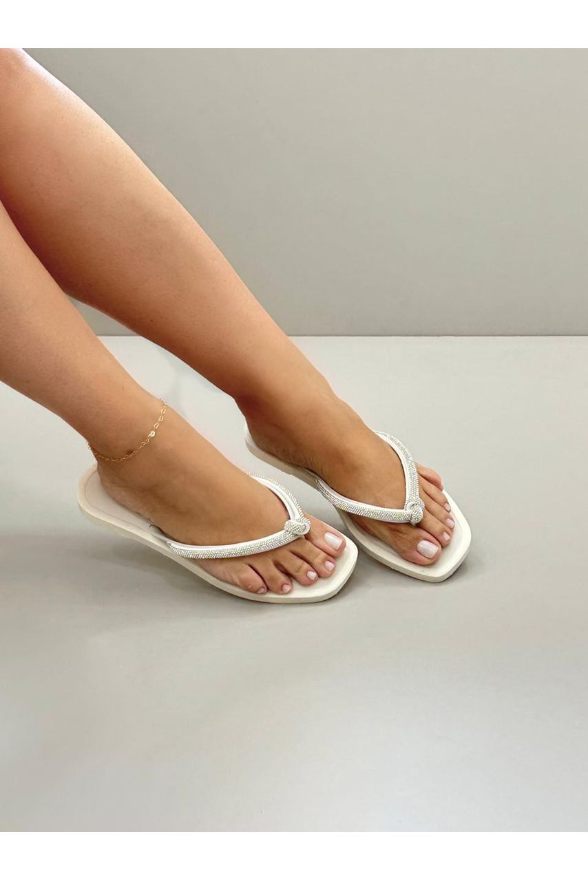 Chinelo Tiras Strass_3369- Off - CATALOGO DE MODELOS