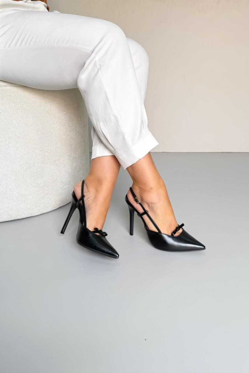 Scarpin Lacinho 12 cm_3440- Preto - CATALOGO DE MODELOS