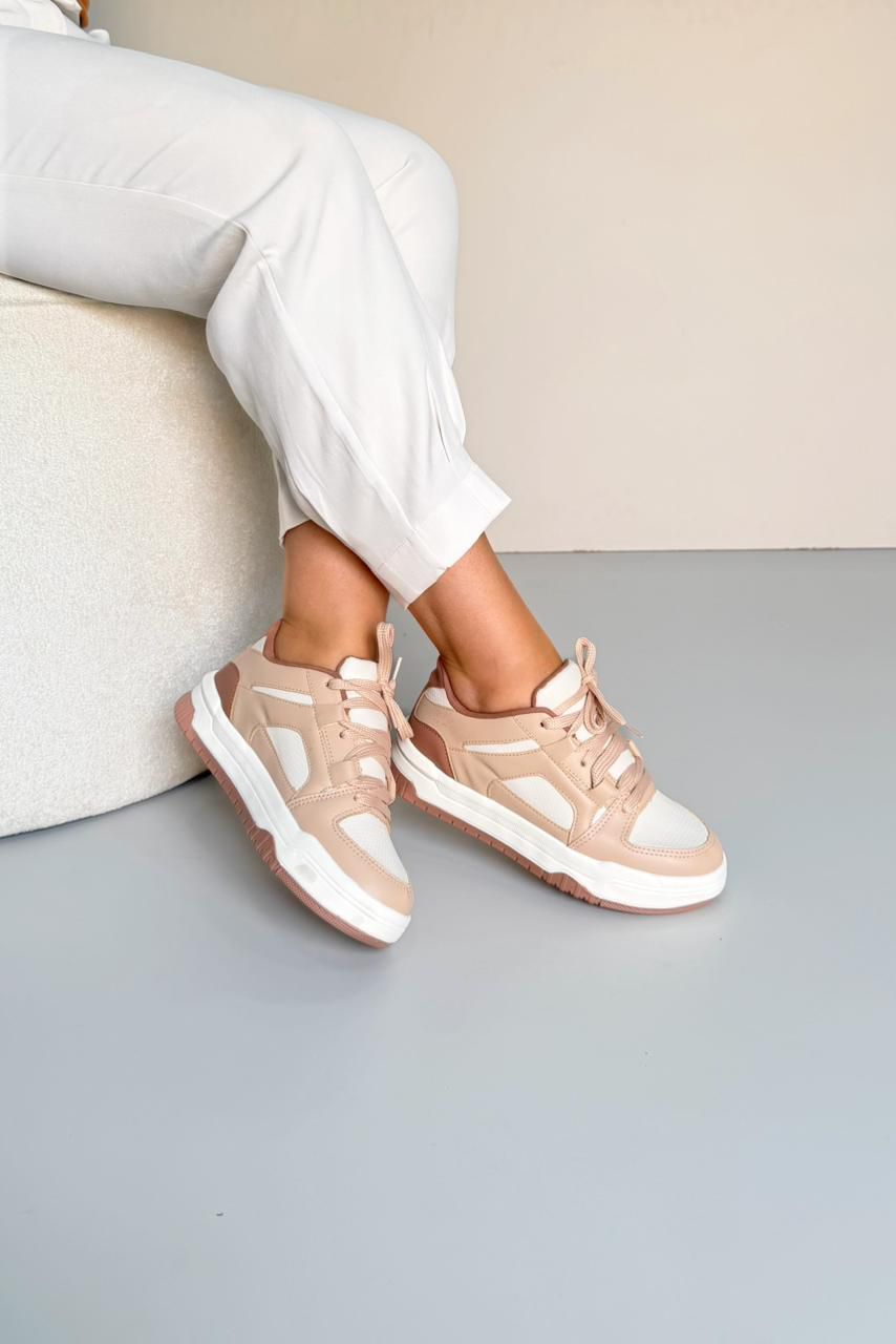 Tênis Sola Alta SK623_3446- Nude - CATALOGO DE MODELOS