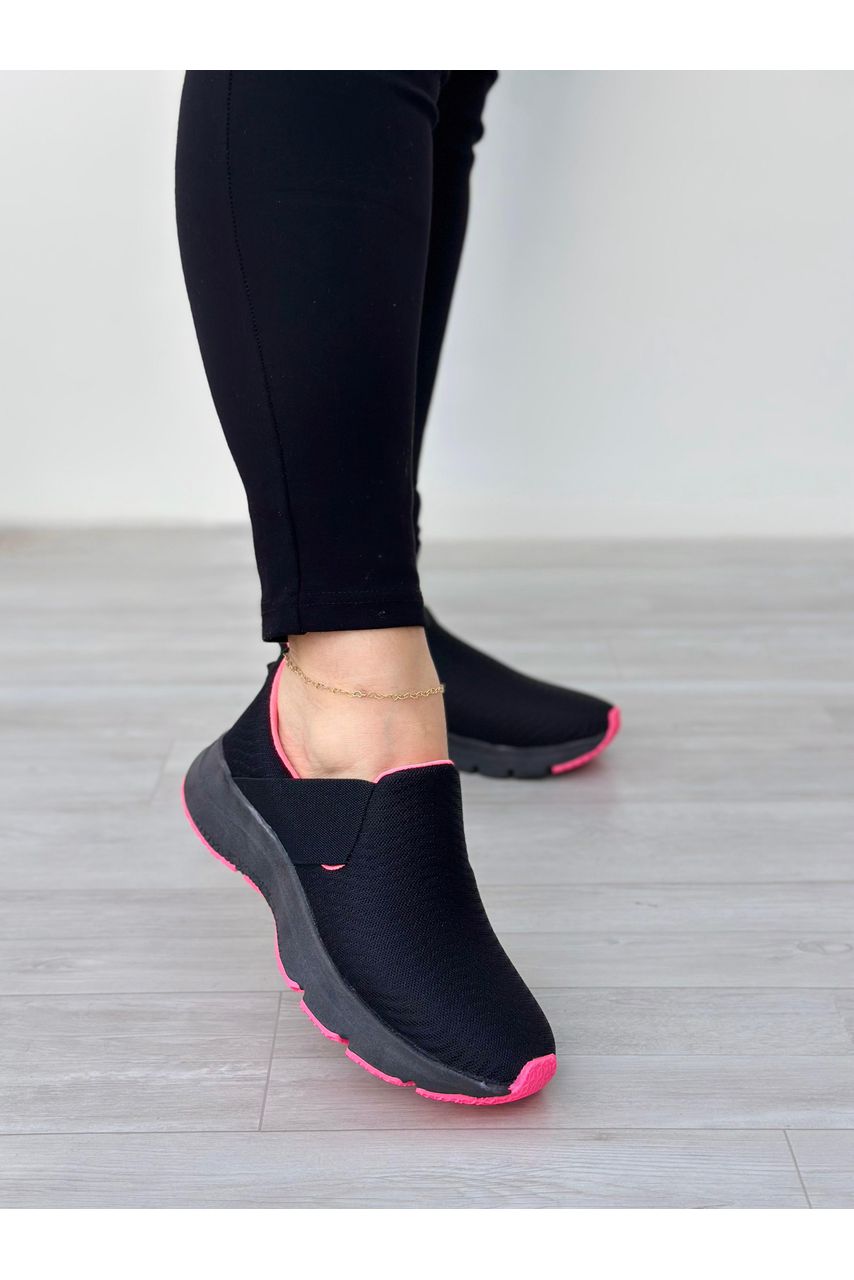 Tênis Academia SK750_610- Preto/ Pink - CATALOGO DE MODELOS