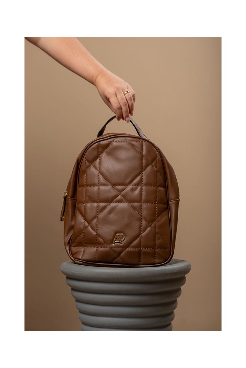 Bolsa Mochila Vanessa_705- Marrom - CATALOGO DE MODELOS