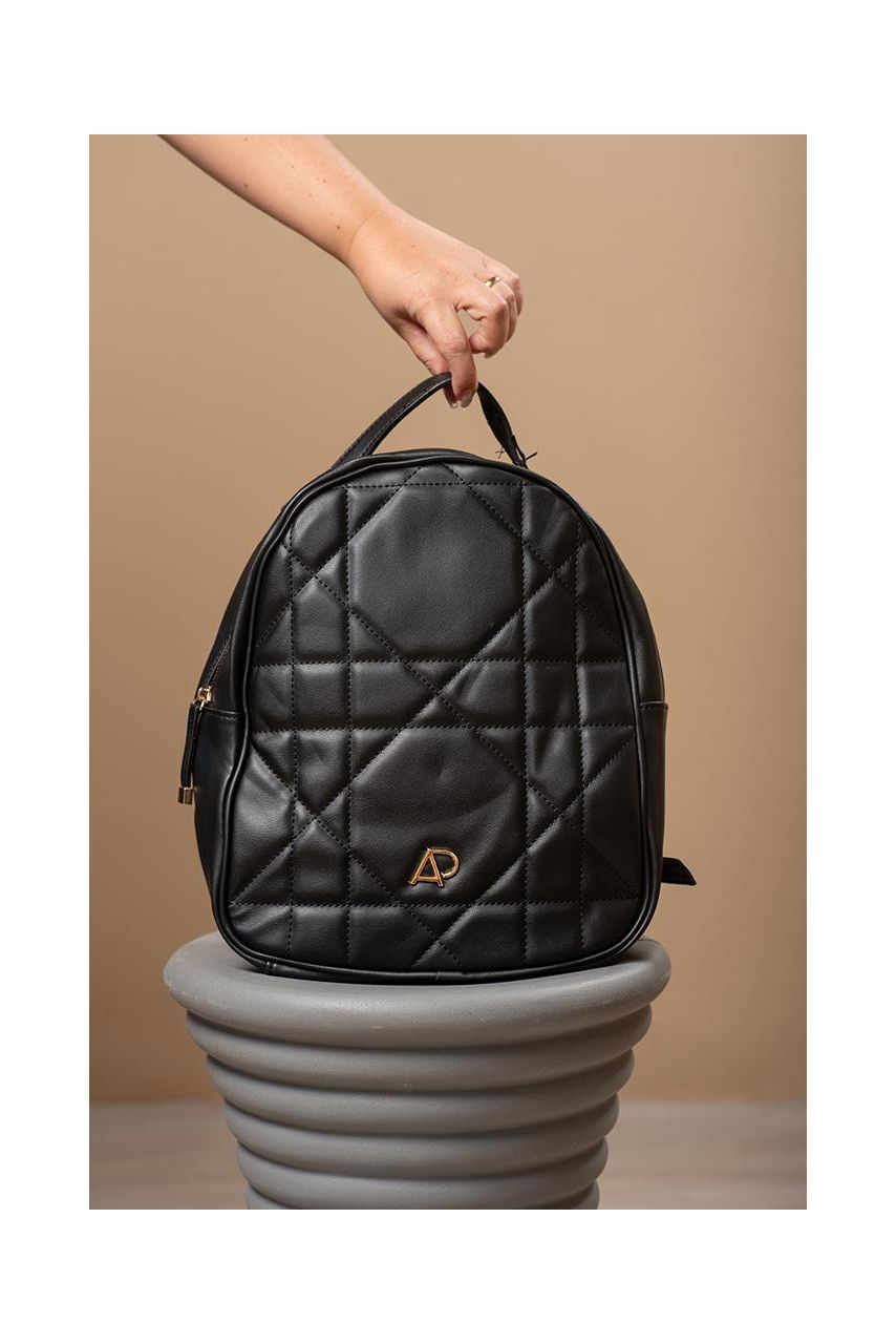 Bolsa Mochila Vanessa_705- Preto - CATALOGO DE MODELOS