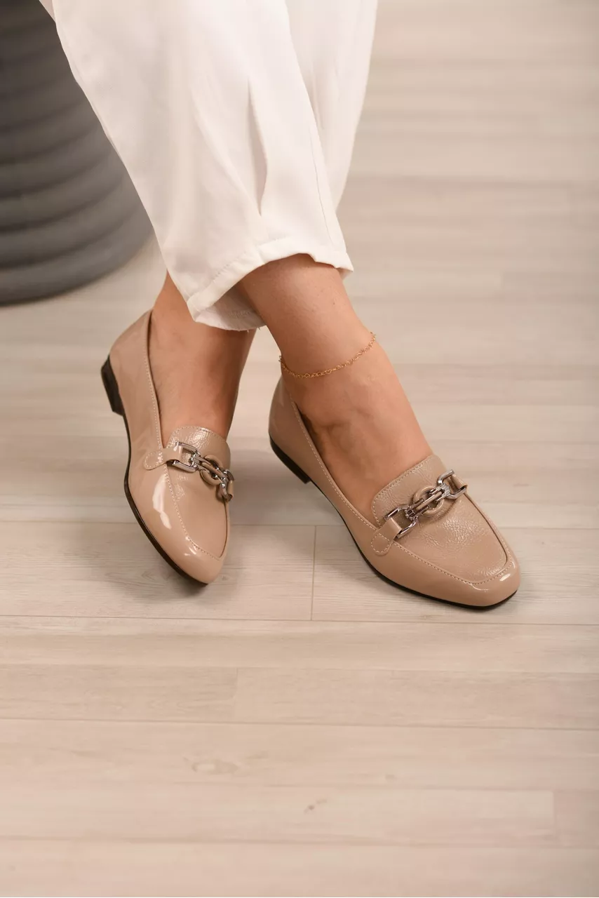 Mocassim Fivela Quadrada Super Confortável_3177- N... - CATALOGO DE MODELOS