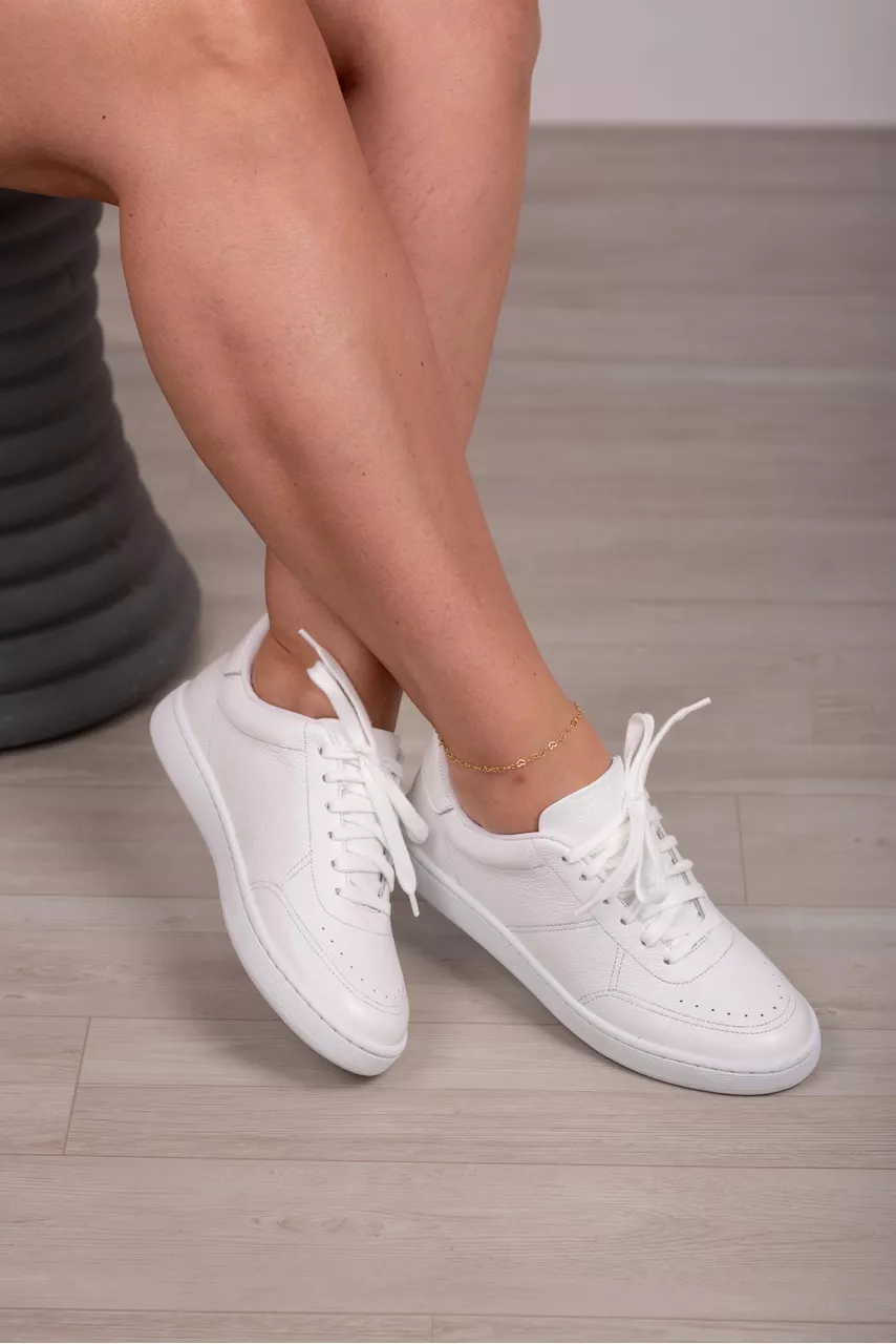 Tênis em couro Branco_3185- Branco - CATALOGO DE MODELOS