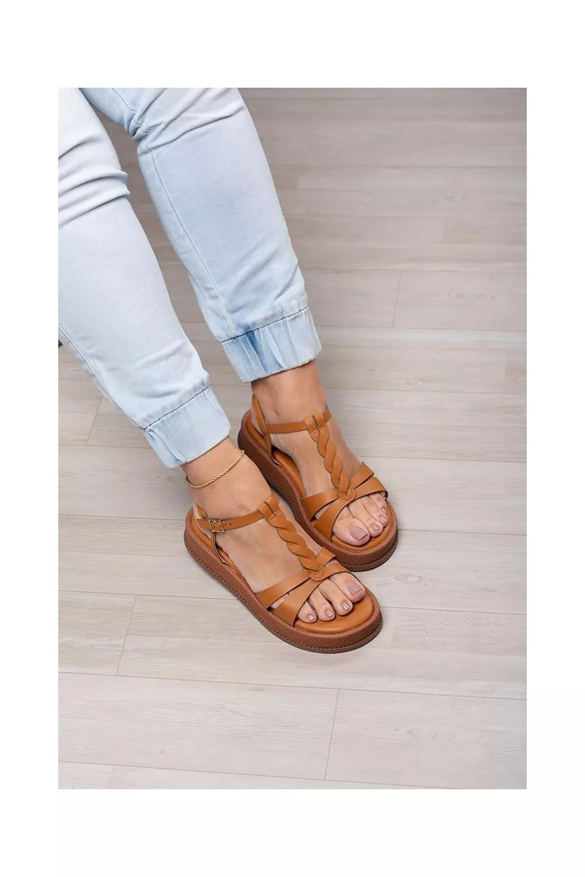 Sandália Papete Detalhes_450- Caramelo - CATALOGO DE MODELOS