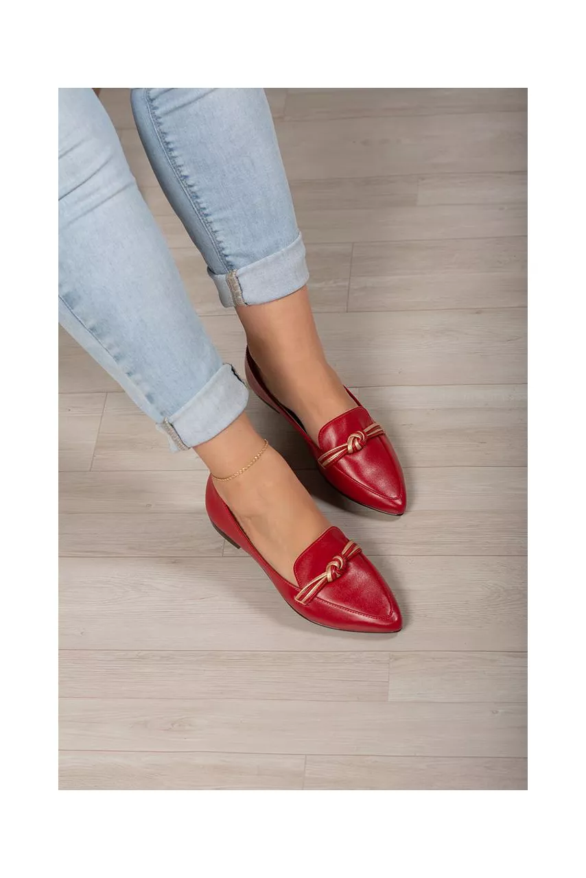 Sapatilha Nozinho Super Confortável_719- Vermelho - CATALOGO DE MODELOS