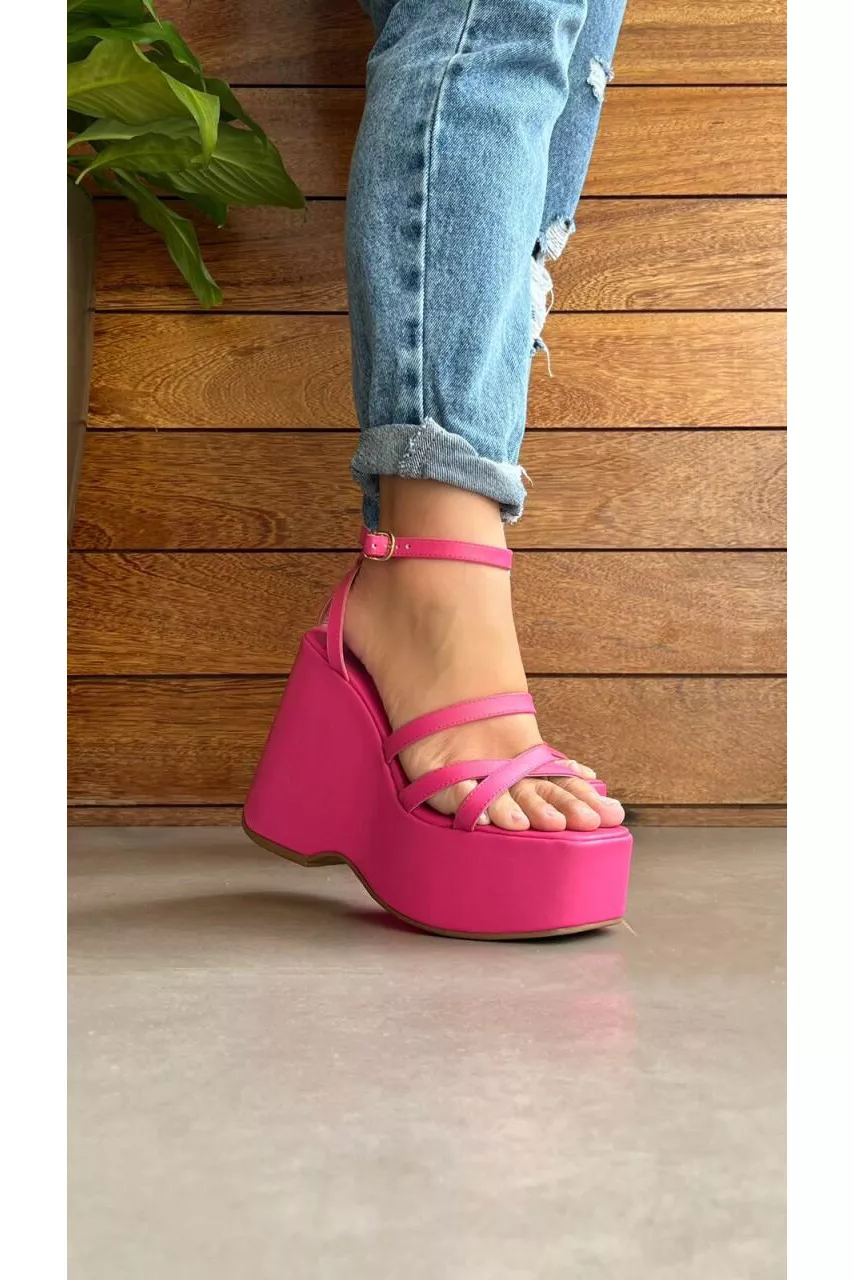 ANABELA BICO QUADRADO INSPIRAÇÃO12 CM_1662 - PINK - CATALOGO DE MODELOS