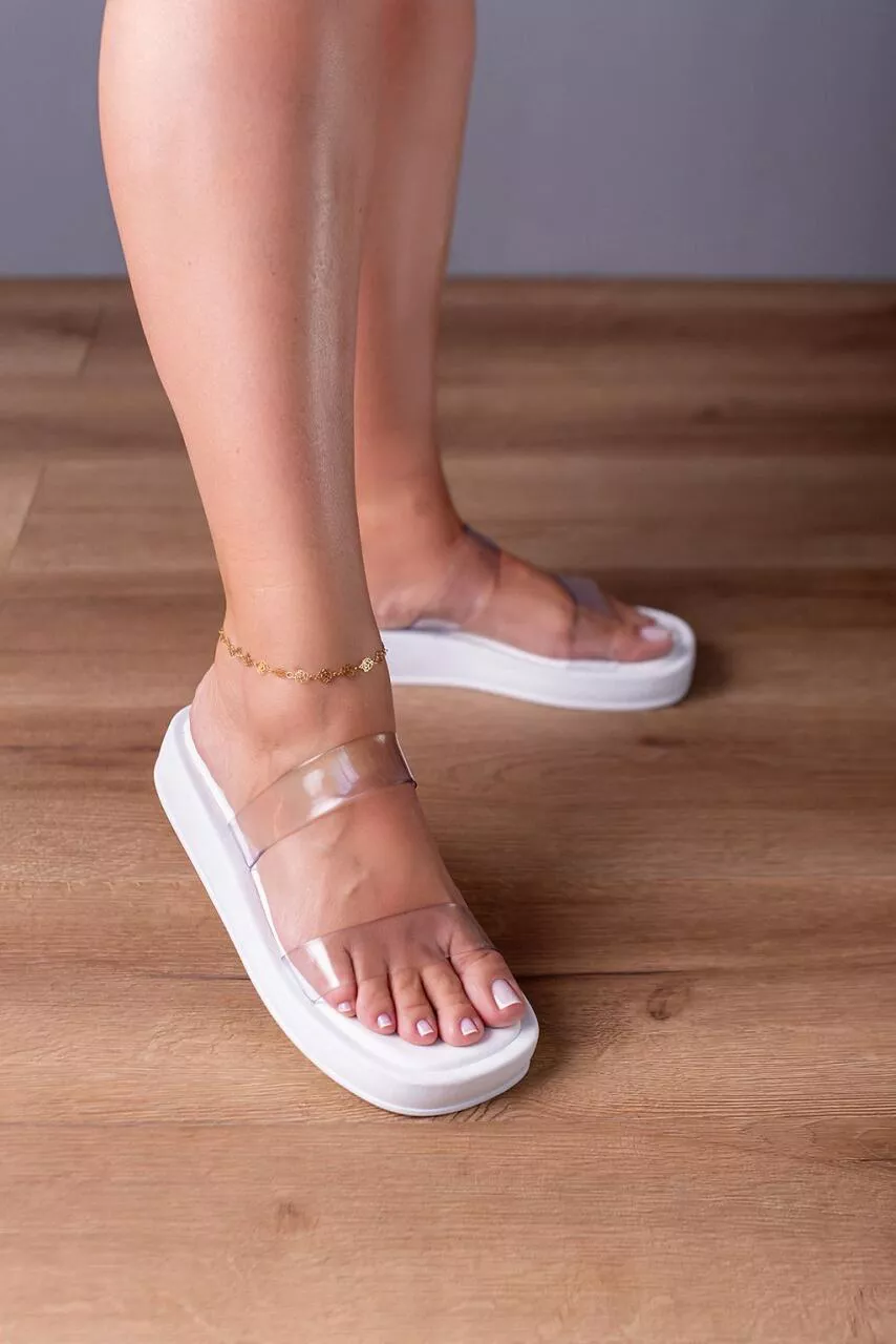 SANDÁLIA FLAT TIRA GROSSA_1992 - BRANCO - CATALOGO DE MODELOS