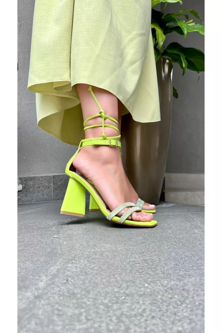 SANDÁLIA STRASS 2 OPÇÕES FECHAR 7CM_1632 - VERDE - CATALOGO DE MODELOS