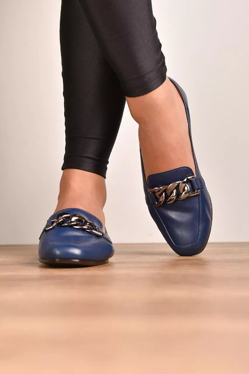 MOCASSIM FIVELA ELO_1835 - AZUL - CATALOGO DE MODELOS