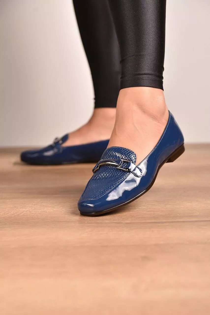 MOCASSIM FIVELA QUADRADA CROCO VERNIZ_1833 - AZUL ... - CATALOGO DE MODELOS