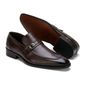 Sapato Social Liniker - Couro Café - Sola de couro