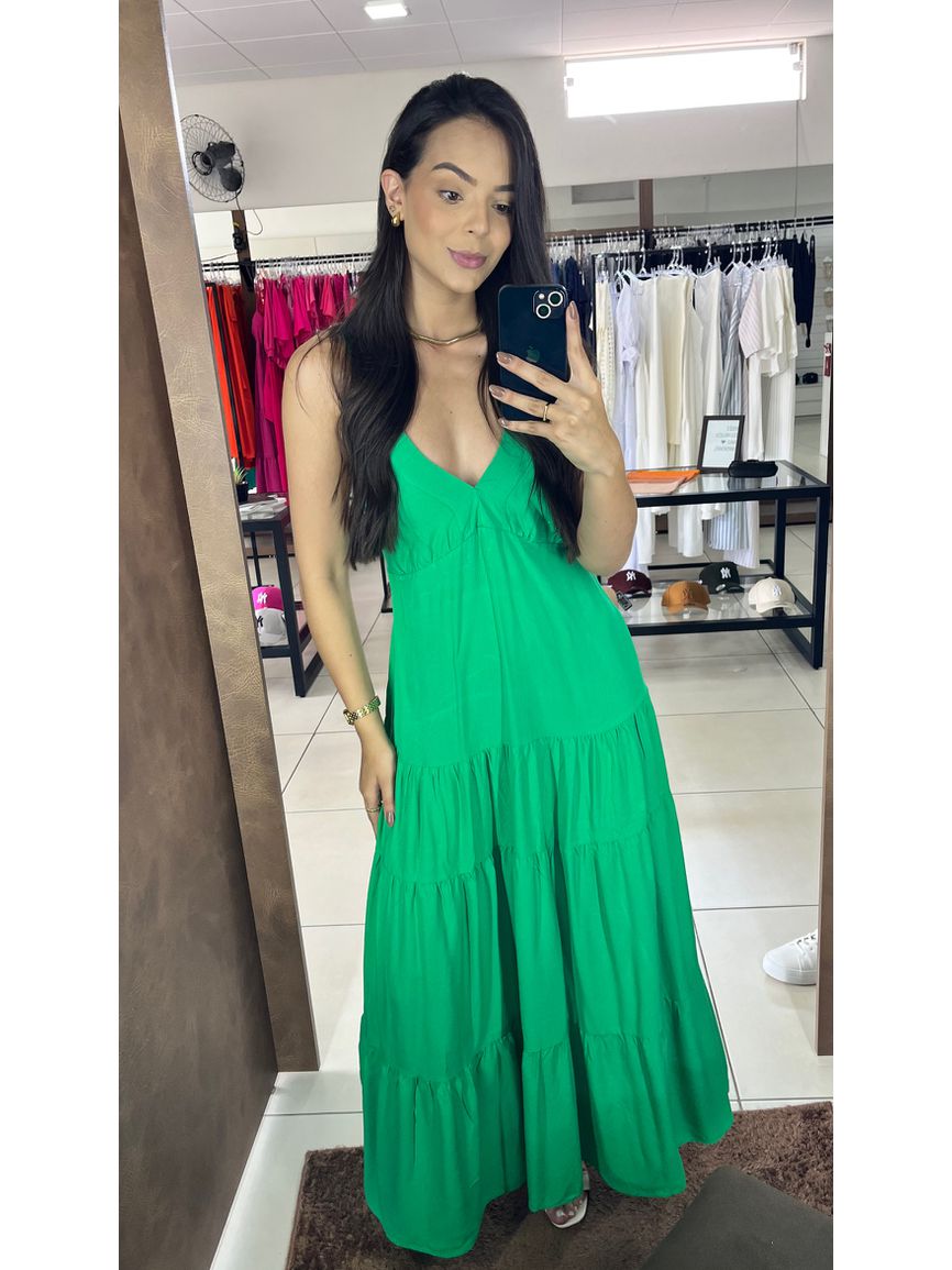 Vestido Bella - Verde Folha - REAL STORE