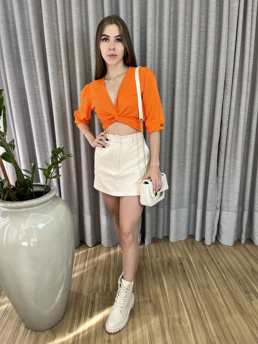 Cropped Jaque - Laranja - REAL STORE
