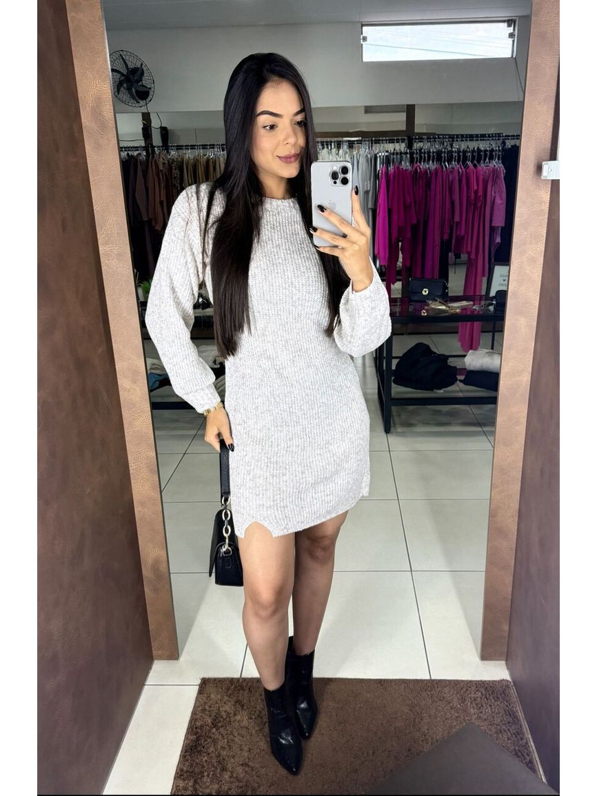 Vestido Tricot Karina - Preto - REAL STORE