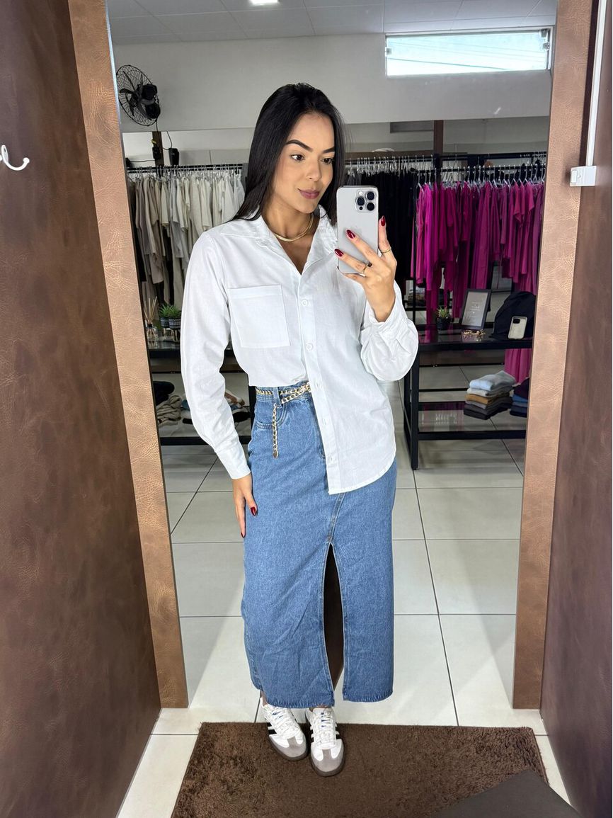 Camisa Emanuela - Branca - REAL STORE