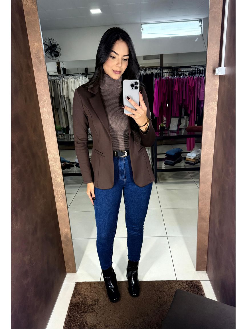 Blazer Dandara - Marrom - REAL STORE