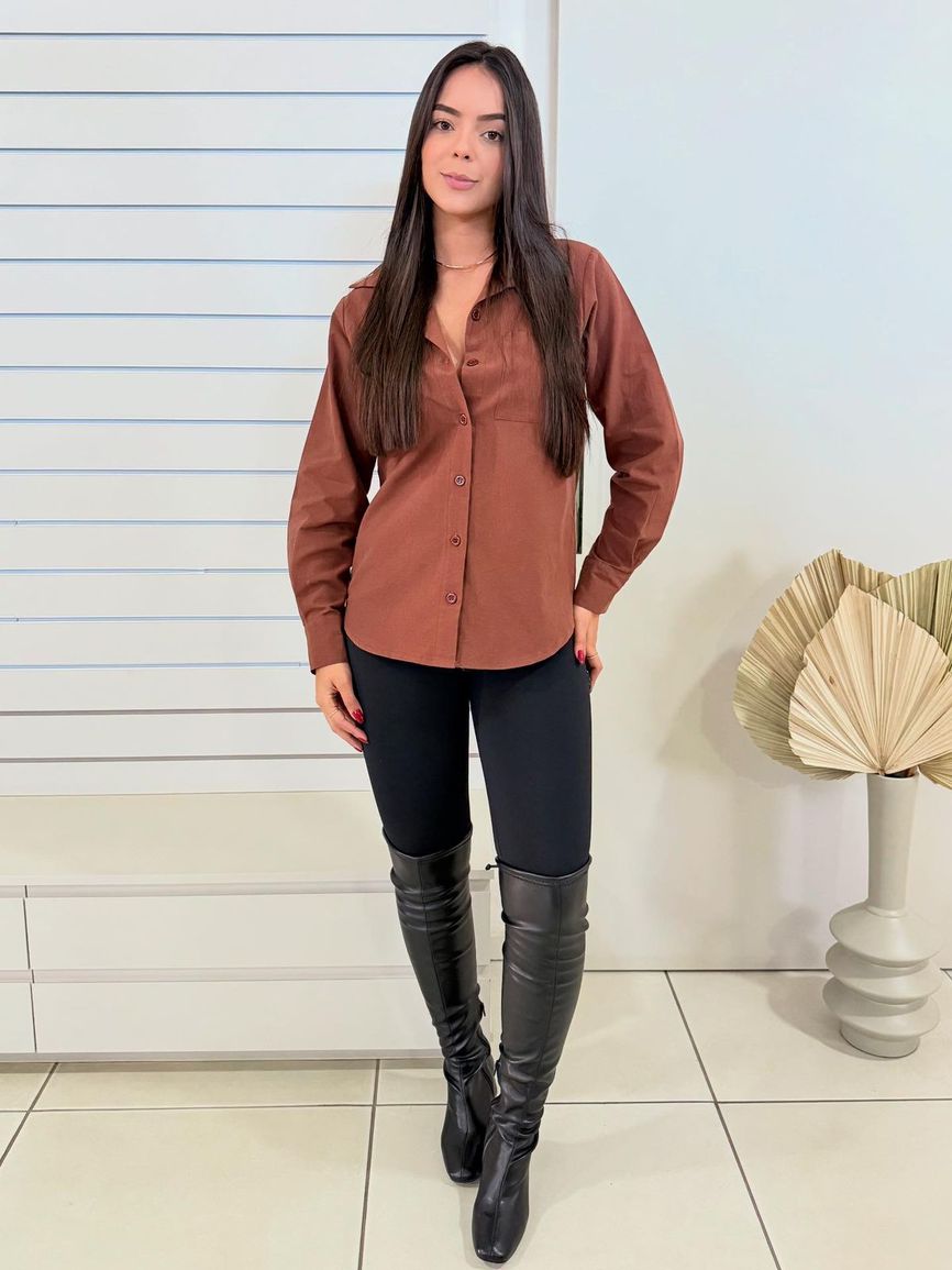 Legging Flanelada - Preta - REAL STORE