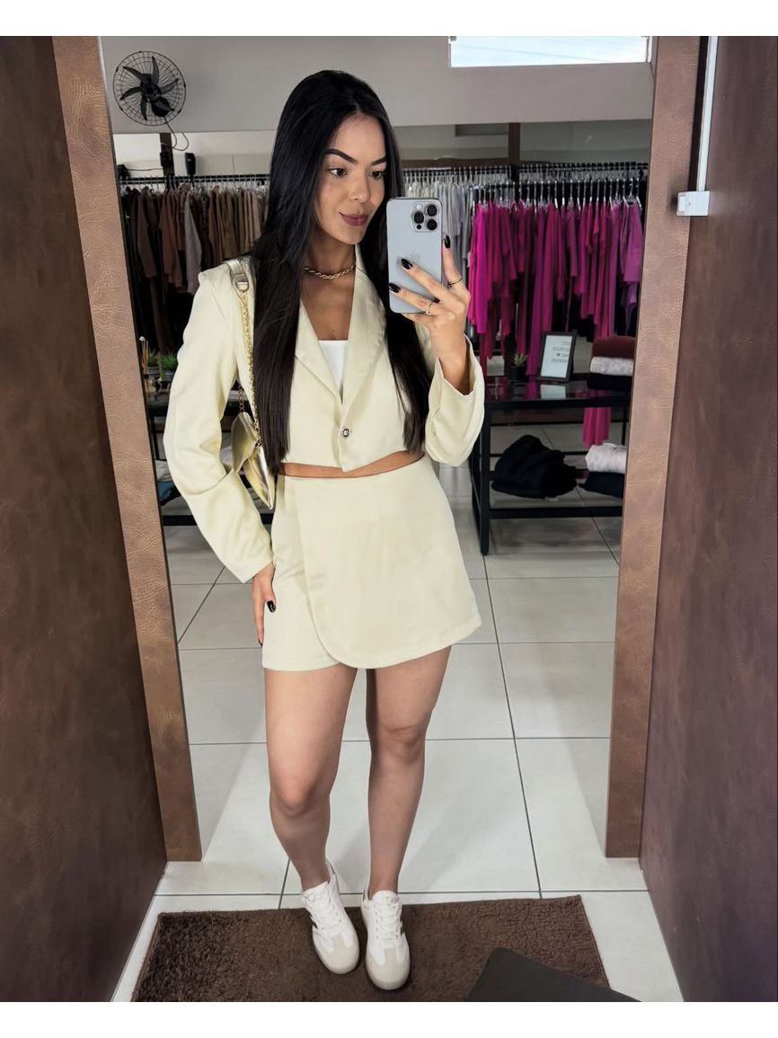 Conjunto Alfaiataria Valentina - Off - REAL STORE