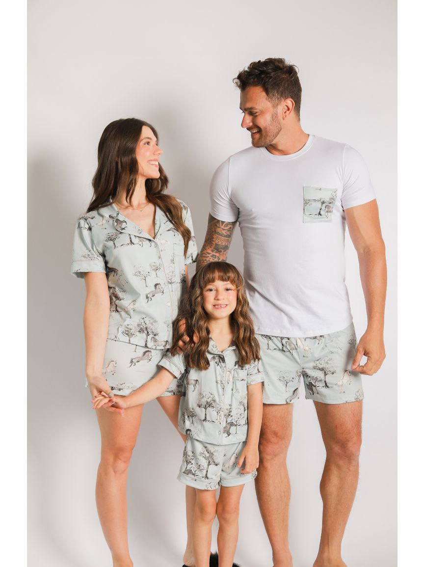 Kit Família Cavalos Vintage