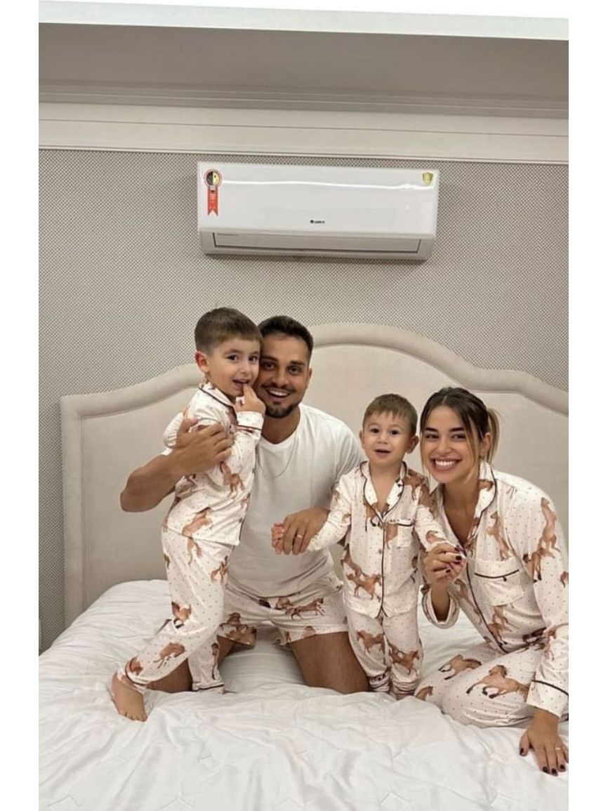 Kit Família Cavalos Inverno
