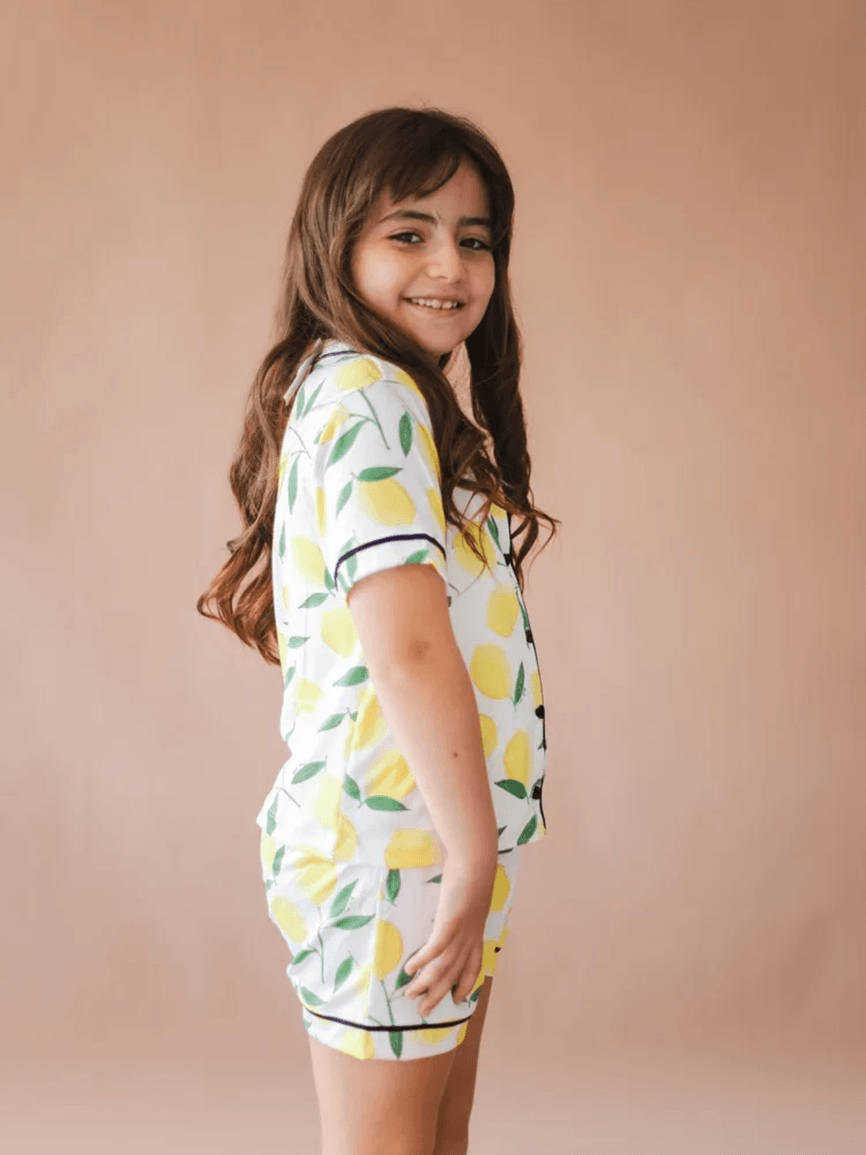 Pijama Infantil Unissex Americano Curto Limão Siciliano - TUTTI AMI