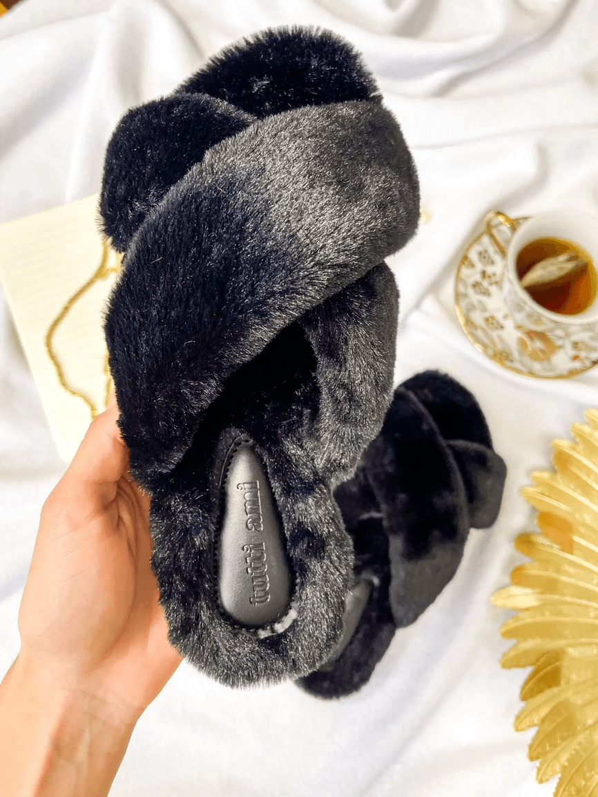 Chinelo Pantufa Lua Black - TUTTI AMI